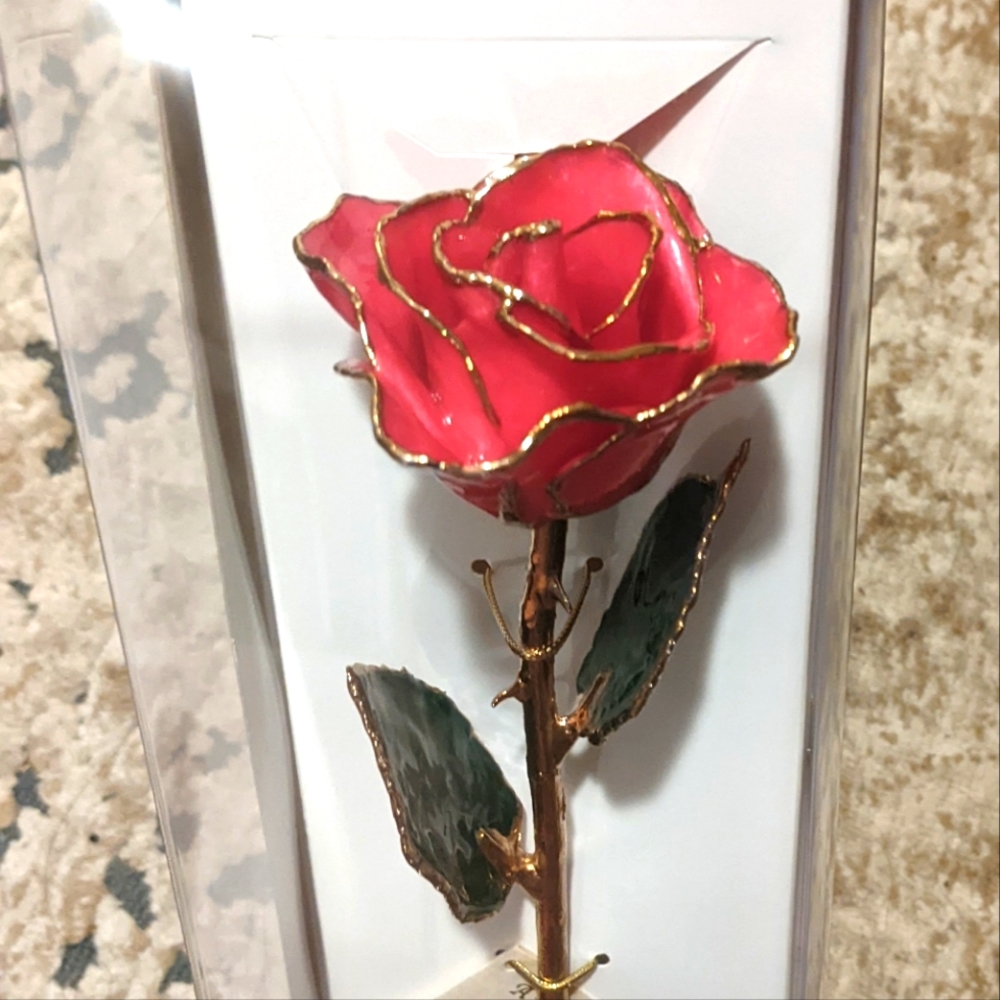 24k gold rose